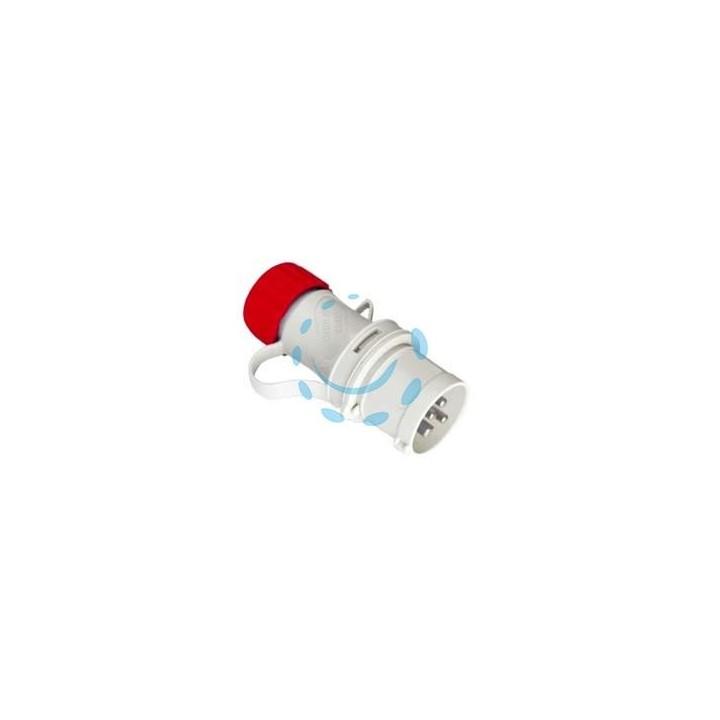 SPINA INDUSTRIALE VOLANTE ARGO ROSSA 3P+T CEE IP54 - 32A colore rosso 70124