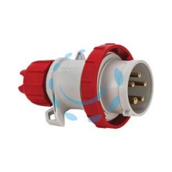 SPINA INDUSTRIALE VOLANTE ARGO ROSSA 3P+N+T 32A IP67 - cablaggio rapido 70165