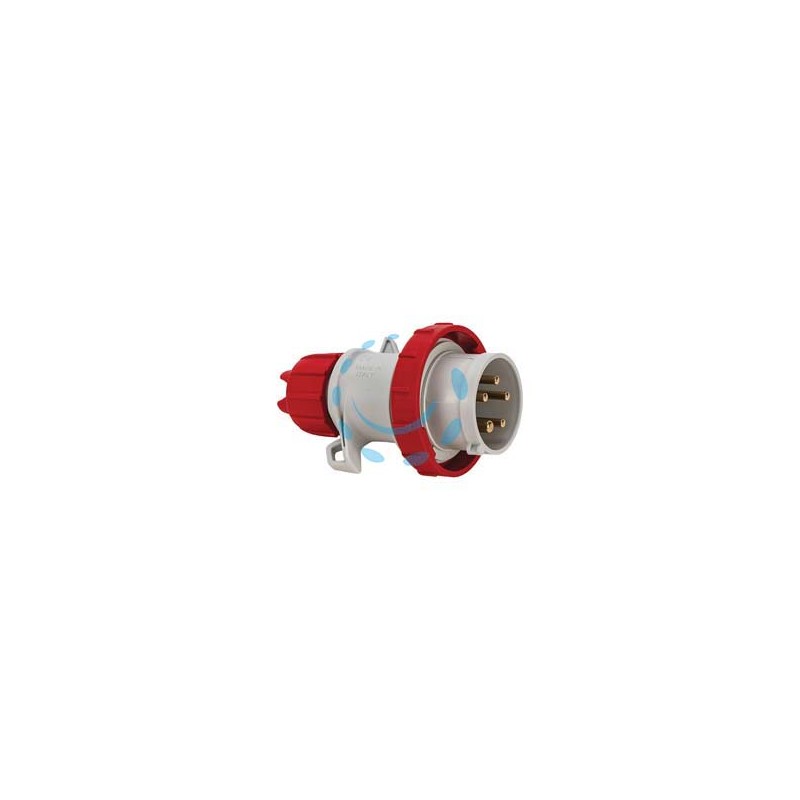 SPINA INDUSTRIALE VOLANTE ARGO ROSSA 3P+N+T 32A IP67 - cablaggio rapido 70165
