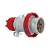 SPINA INDUSTRIALE VOLANTE ARGO ROSSA 3P+N+T 32A IP67 - cablaggio rapido 70165