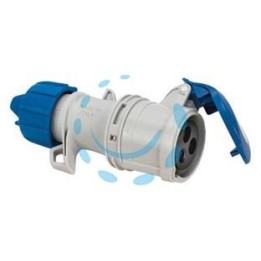 PRESA INDUSTRIALE VOLANTE ARGO BLU 2P+T 16A IP54 - cablaggio rapido 71100