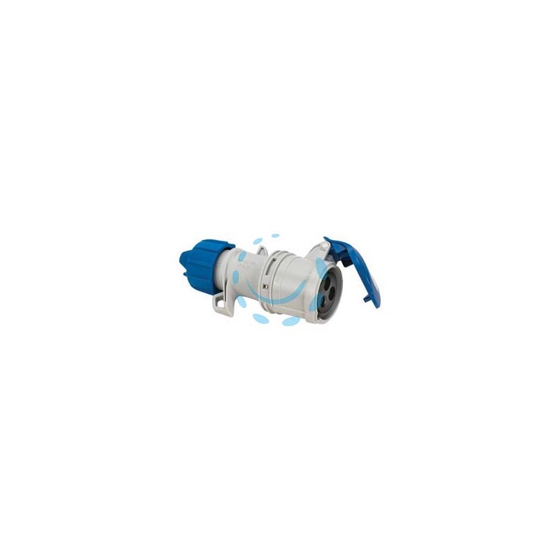 PRESA INDUSTRIALE VOLANTE ARGO BLU 2P+T 16A IP54 - cablaggio rapido 71100