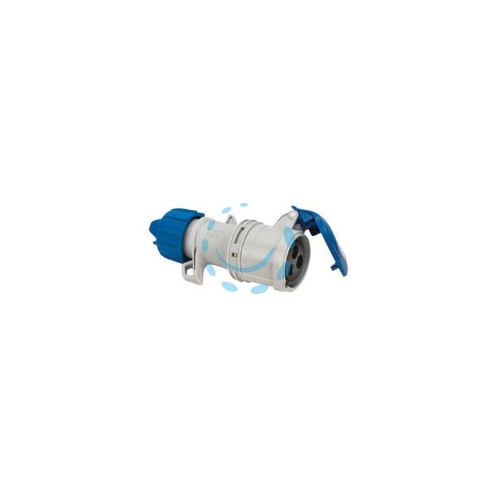 PRESA INDUSTRIALE VOLANTE ARGO BLU 2P+T 16A IP54 - cablaggio rapido 71100