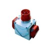 ADATTATORE INDUSTRIALE 380V CON SPINA E 2 PRESE CEE IP44 - 16A colore rosso 73111