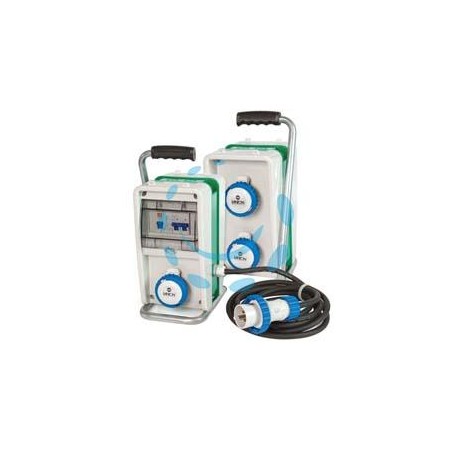 QUADRO ELETTRICO EOLO ASC CON CAVALLETTO 3 PRESE INDUSTRIALI IP67 - 74305