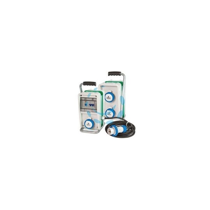 QUADRO ELETTRICO EOLO ASC CON CAVALLETTO 3 PRESE INDUSTRIALI IP67 - 74305