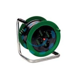 AVVOLGICAVO CIVILE ELETTRICO ONDINO 4 PRESE - ø mm.195 cavo mt.15 H05VV-F sezione 3G1,5 146101