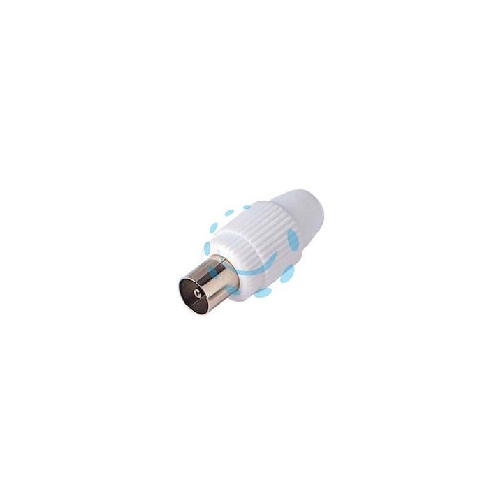 SPINOTTO COASSIALE TV - ø mm.9,5 37000 - in blister da pz.1