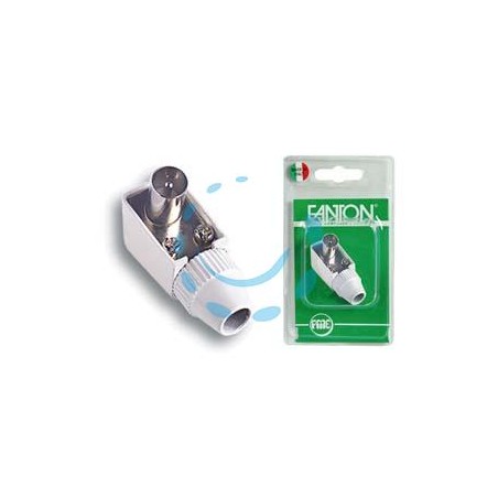 SPINA A PIPA TV USCITA 90° IN BLISTER - mm.9,5 37040