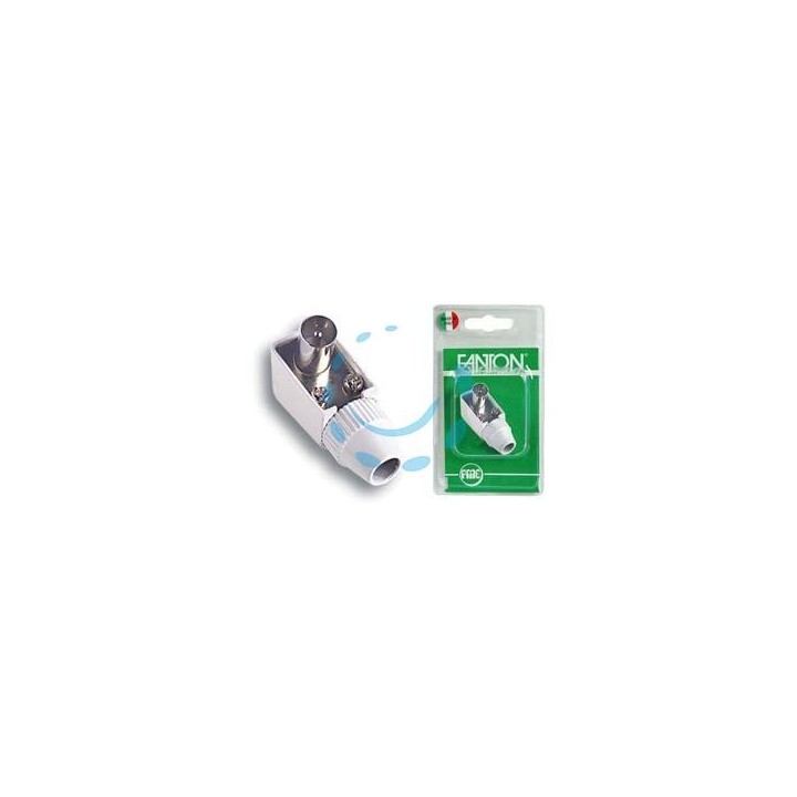 SPINA A PIPA TV USCITA 90° IN BLISTER - mm.9,5 37040