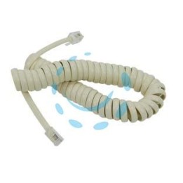 PROLUNGA ESTENSIBILE TELEFONICA PLUG 4/4 - mt.2 colore avorio