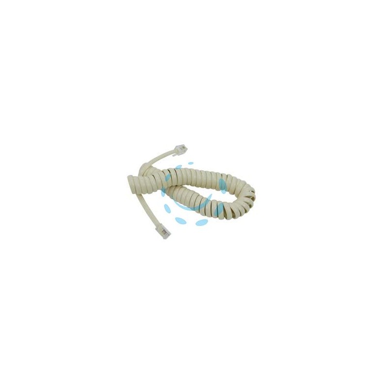 PROLUNGA ESTENSIBILE TELEFONICA PLUG 4/4 - mt.2 colore avorio