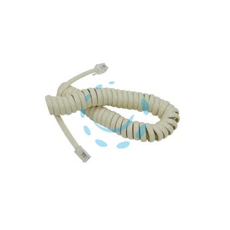 PROLUNGA ESTENSIBILE TELEFONICA PLUG 4/4 - mt.2 colore avorio