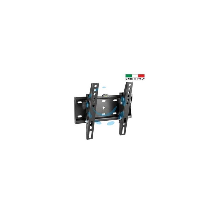 SUPPORTO TV QUADRO3 NERO INCLINABILE 