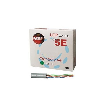CAVO TRASMISSIONE DATI RETE LAN UTP CAT.5/E GRIGIO - ø mm.5,4 