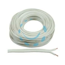 CAVO ELETTRICO BIPOLARE PIATTINA COSTA LARGA BIANCO - 2x mmq.1 colore bianco