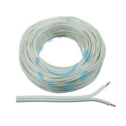 CAVO ELETTRICO BIPOLARE BIANCO H03-VHFI - 2x mmq.1 colore bianco
