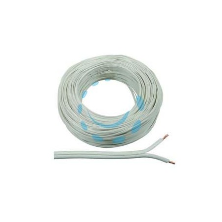 CAVO ELETTRICO BIPOLARE BIANCO H03-VHFI - 2x mmq.1 colore bianco