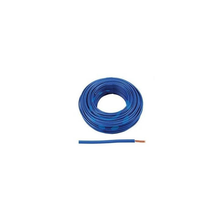 CAVO ELETTRICO UNIPOLARE ANTIFIAMMA BLU FS17 - 1x mmq.4 colore blu
