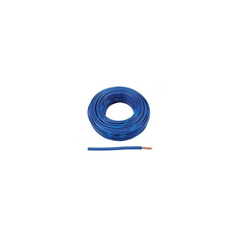 CAVO ELETTRICO UNIPOLARE ANTIFIAMMA BLU FS17 - 1x mmq.6 colore blu