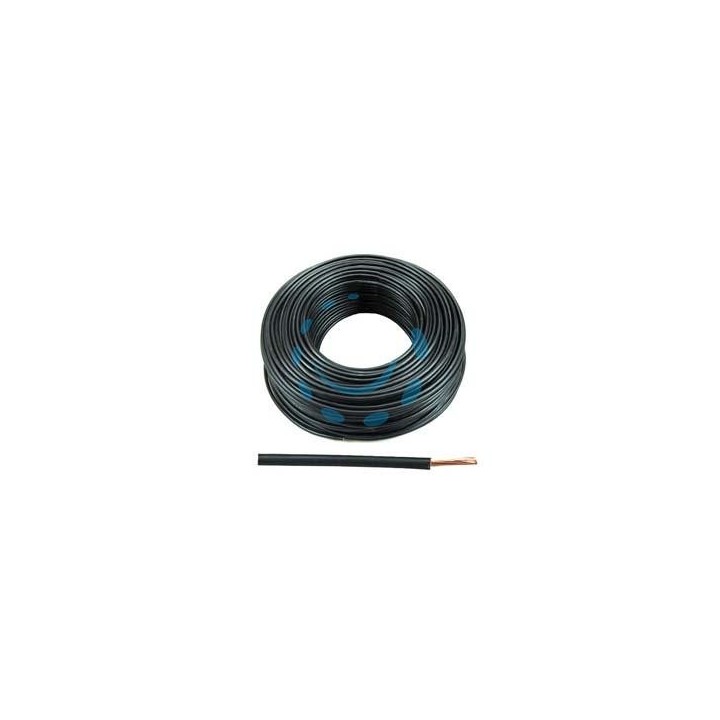 CAVO ELETTRICO UNIPOLARE ANTIFIAMMA NERO FS17 - 1x mmq.1,5 colore nero