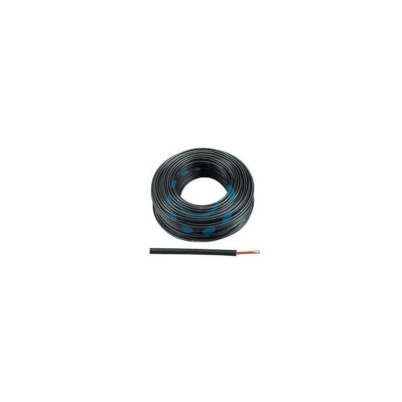 CAVO ELETTRICO UNIPOLARE ANTIFIAMMA NERO FS17 - 1x mmq.2,5 colore nero 