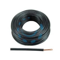 CAVO ELETTRICO UNIPOLARE ANTIFIAMMA NERO FS17 - 1x mmq.4 colore nero