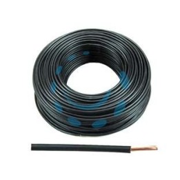 CAVO ELETTRICO UNIPOLARE ANTIFIAMMA NERO FS17 - 1x mmq.6 colore nero
