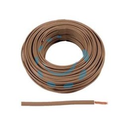 CAVO ELETTRICO UNIPOLARE ANTIFIAMMA MARRONE FS17 - 1x mmq.4 colore marrone