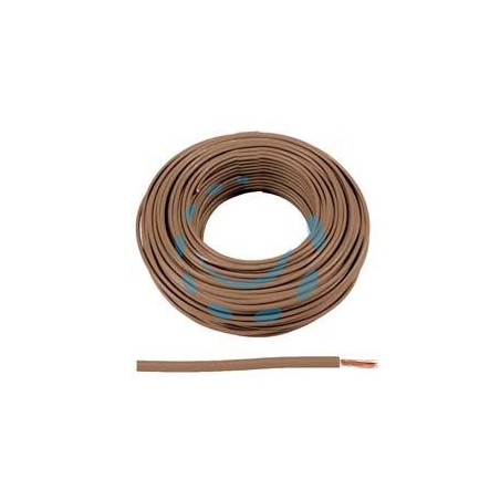 CAVO ELETTRICO UNIPOLARE ANTIFIAMMA MARRONE FS17 - 1x mmq.4 colore marrone