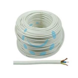 CAVO ELETTRICO MULTIPOLARE SIMILGOMMA BIANCO H05VV-F - 3x mmq.1,5 colore bianco