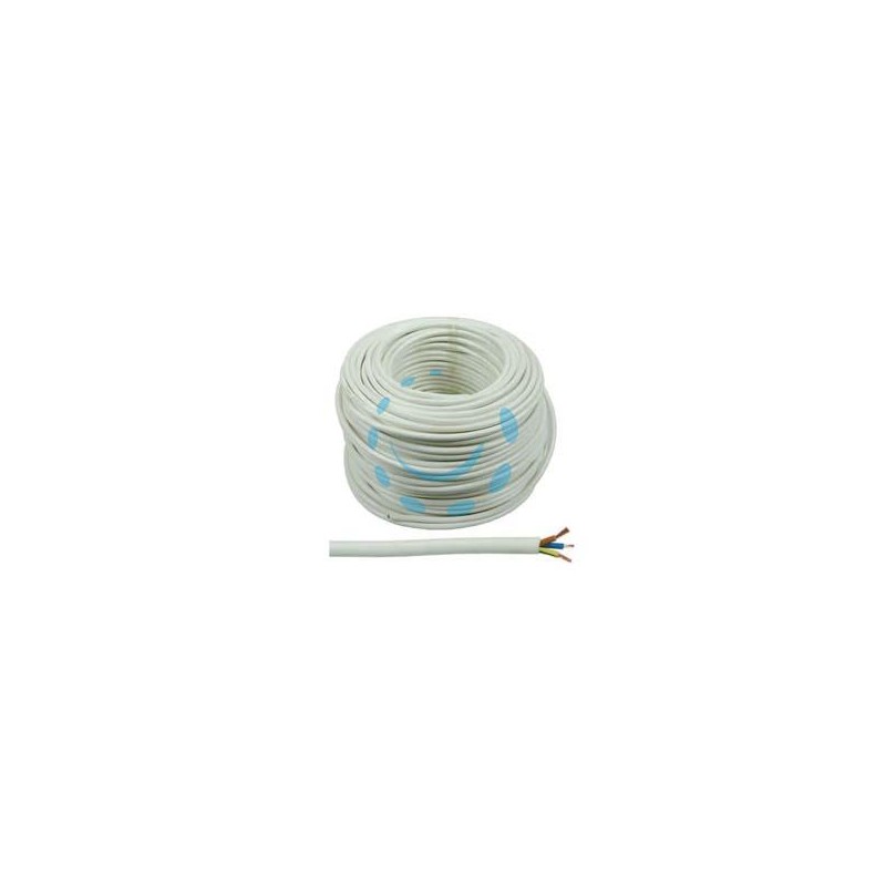 CAVO ELETTRICO MULTIPOLARE SIMILGOMMA BIANCO H05VV-F - 3x mmq.2,5 colore bianco