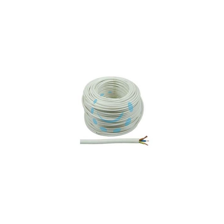 CAVO ELETTRICO MULTIPOLARE SIMILGOMMA BIANCO H05VV-F - 3x mmq.2,5 colore bianco