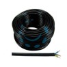 CAVO ELETTRICO MULTIPOLARE SIMILGOMMA NERO H05VV-F - 3x mmq.1,5 colore nero