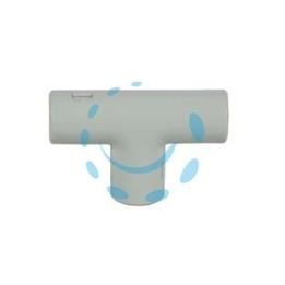 MANICOTTO A "T" PER CANALINA A TUBO ISPEZIONABILE REVERSIBILE - ø mm.16