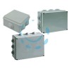 SCATOLA STAGNA CON COPERCHIO E PASSACAVI - mm.150x110x70 10 passacavi (008) IP65