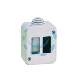 SCATOLA PORTAFRUTTI DA PARETE 2 POSTI IP40 - (1402)
