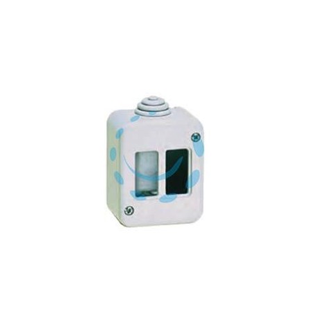 SCATOLA PORTAFRUTTI DA PARETE 2 POSTI IP40 - (1402)