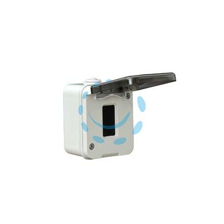 SCATOLA STAGNA PORTAFRUTTI 1 POSTO IP44 - mm.63,5x91,5h. (1551)