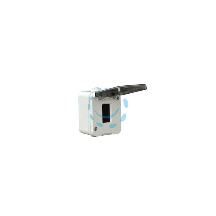 SCATOLA STAGNA PORTAFRUTTI 1 POSTO IP44 - mm.63,5x91,5h. (1551)