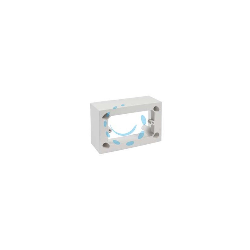 SCATOLA FONDO UNIVERSALE PER SUPPORTI E PLACCHE 3 POSTI IP30 - mm.120x45x80h.- (1723.B)