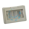 SCATOLA DA INCASSO PORTAFRUTTI 3P PORTELLO A FINESTRA IP44 - mm.122x16x83h. - (1733.B)