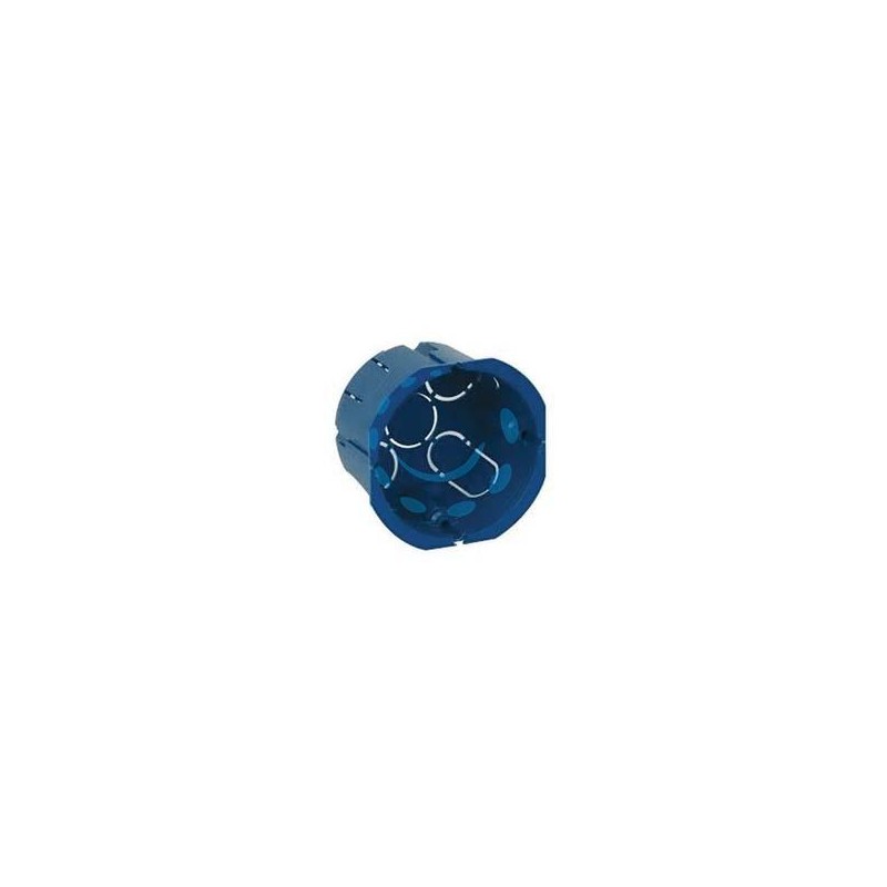 SCATOLA DA INCASSO PER CARTONGESSO TONDA SENZA COPERCHIO - 1/2 posti - ø mm.65