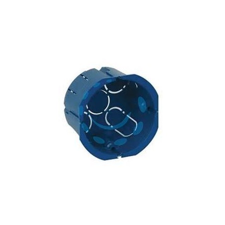 SCATOLA DA INCASSO PER CARTONGESSO TONDA SENZA COPERCHIO - 1/2 posti - ø mm.65