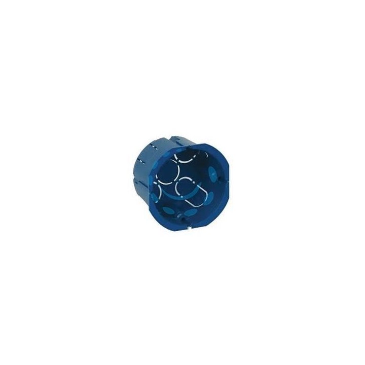 SCATOLA DA INCASSO PER CARTONGESSO TONDA SENZA COPERCHIO - 1/2 posti - ø mm.65