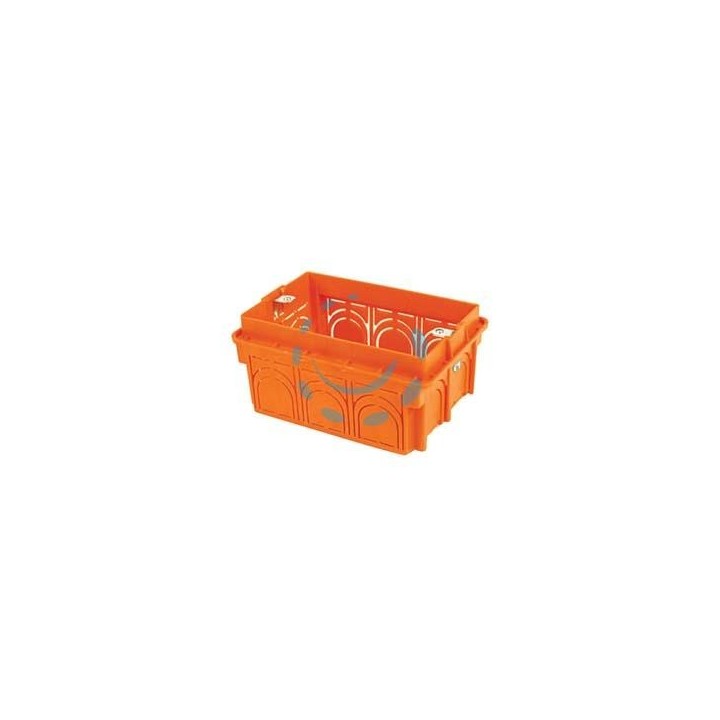 SCATOLA DA INCASSO CON INSERTI IN METALLO SENZA COPERCHIO - 3 posti tipo 503- mm.97x61x51 - (1703.XL)
