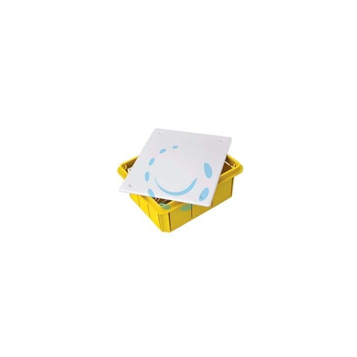 SCATOLA DI DERIVAZIONE DA INCASSO CON COPERCHIO IP40 - mm. 92x92x45 - (1611)