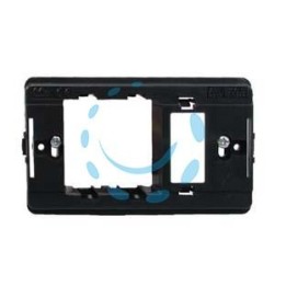 SUPPORTO PER PLACCHE PER PRESA SCHUKO + 1 POSTO - presa schuko + 1 posto