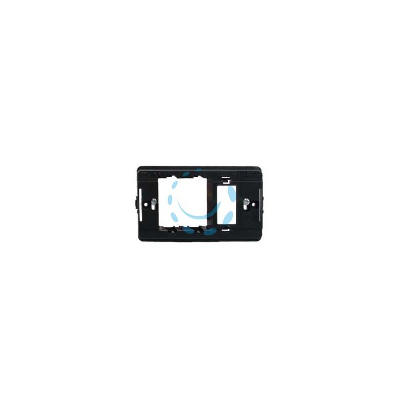 SUPPORTO PER PLACCHE PER PRESA SCHUKO + 1 POSTO - presa schuko + 1 posto