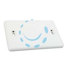 PLACCA COPERCHIO PER SCATOLA DA INCASSO RETTANGOLARE - 3 posti